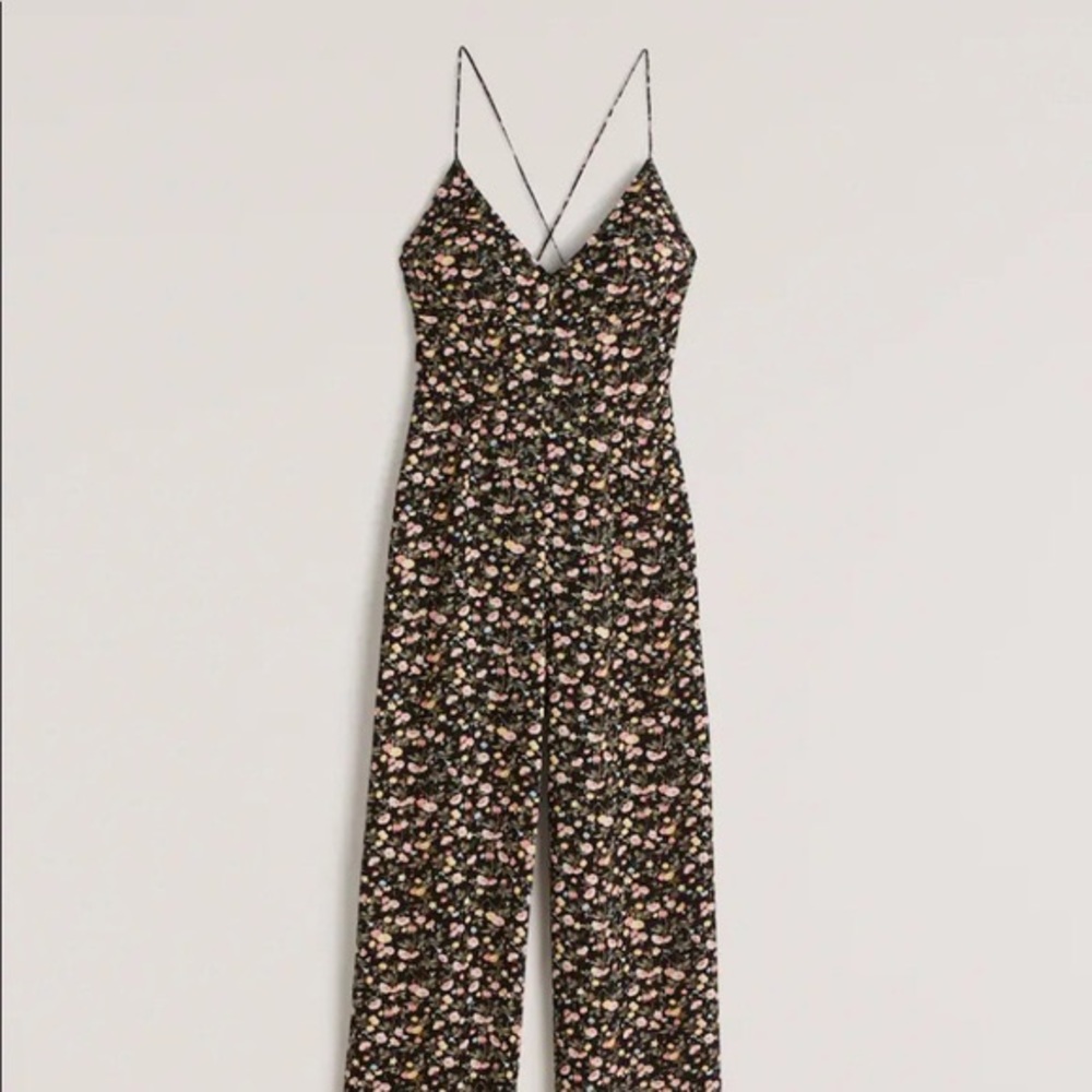 Abercrombie Floral Jumpsuit